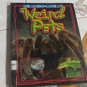 Weird Pets Reading Rocks! Hardcover - Black & Green Cover